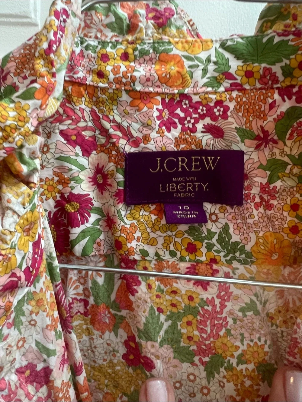 J. Crew, Liberty of LondonFloral Short-Sleeve Button-Up Shirt